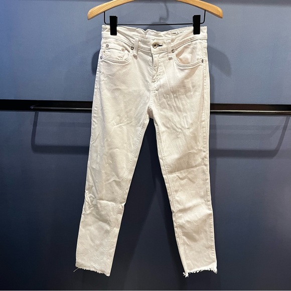 Rag & Bone Dre Capri white jeans size 26 - Picture 2 of 16